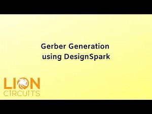 Gerber Generation using DesignSpark