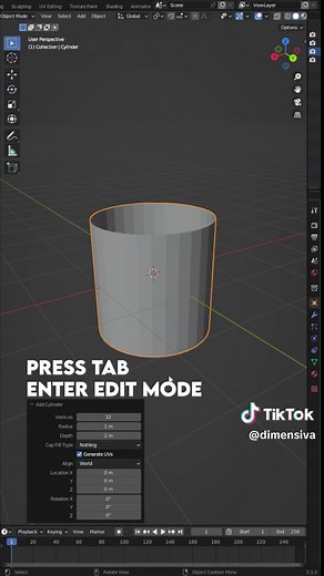 Blender Knurling Tutorial for 3D Model Rendering