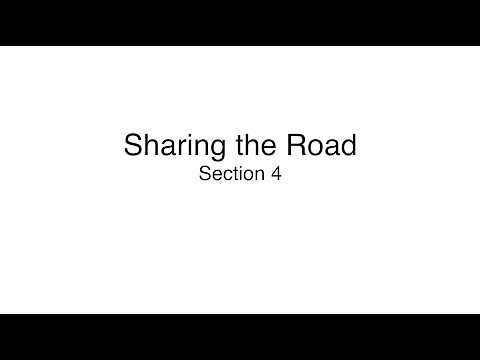 Oregon Driver Manual 4 - Sharing the Road