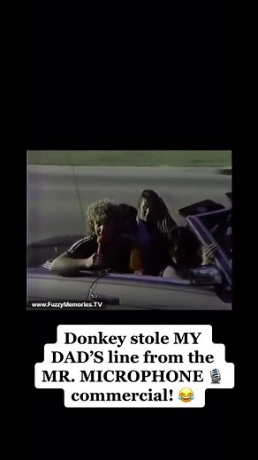 Fun fact 😎 My dad was the teenager in the back of the convertible in the Mr. Microphone By Ronco commercial, who uttered those unforgettable words, “Hey, good lookin’. We’ll be back to pick you up later!” As a little girl, I used to have my dad repeat these lines and show me the video over and over! 🥰🎙️#foryoupage #fyp #mrmicrophone #ronco #heygoodlookin