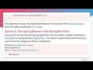 How to Fix null service Errors When Testing with MockitoJUnitRunner