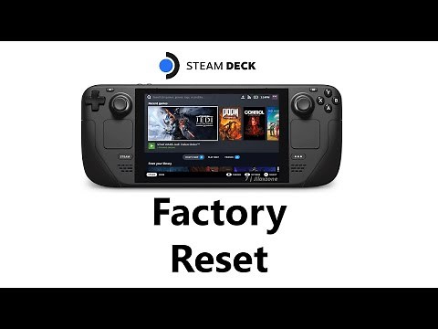 How To Factory Reset Steam Deck