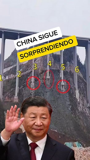 7.6M views · 80K reactions |  China desafía la gravedad con esta MEGA CONSTRUCCIÓN ️ #IngenieríaChina #MegaConstrucción #Infraestructura #Tecnología #Puentes #Construcción #Innovación #ObrasMaestras | IngeniaPro | Facebook
