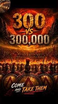 300 Spartans vs 300,000 Persians 🔥 Epic Battle of Thermopylae #shorts #history #3Danimation