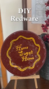 Transform an unused plate into a rustic beauty! 🎨✨ Keep watching to learn how to achieve the classic look of redware with simple painting techniques. No kiln needed – just paint and a little creativity! 😊 Watch the full video on our YouTube channel: https://bit.ly/4lEqIw9 | Country Sampler