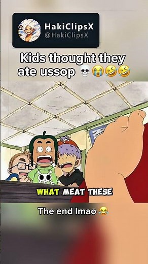 Straw hat crew ate ussop 🤣😂 #onepiece #anime #onepiecefunny #luffy #strawhatpirates