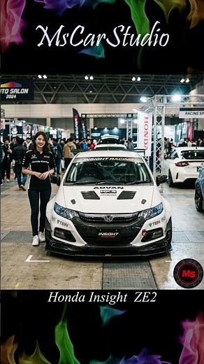 Honda Insight ZE2 Racing Custom JDM #insight #honda #ai #typer #jdm #widebody #mscarstudio