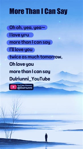 🌼 More Than I Can Say | Leo Sayer