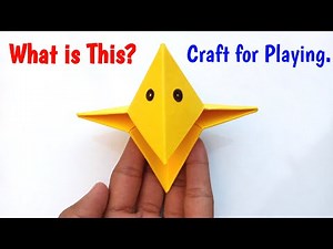 Origami New Crafts Easy || Paper Bird's Beak for Playing at Home