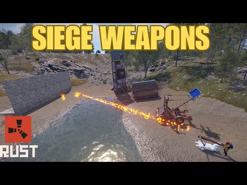 Siege Weapons & Shields - Exciting New Rust Update! 🔥