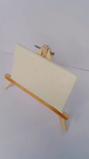 Mini Caballete de Palitos de Madera: Hazlo Tú Mismo