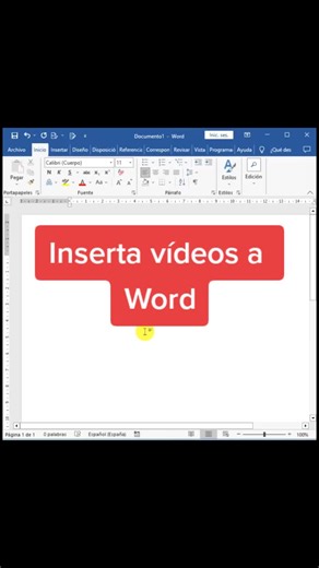 Sorprende a tu JEFE con este truco: Inserta vídeos a Word