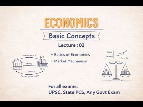 Market mechanism and indian economy | lecture no 2 | economics from basics to advance