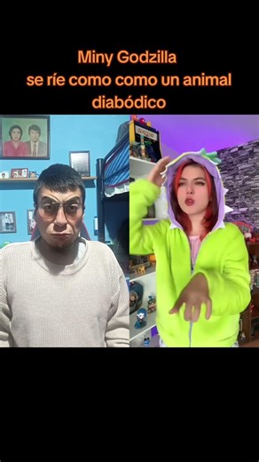 se ríe como una diabólica a Godzilla Miny ‪@Minynaranja‬
