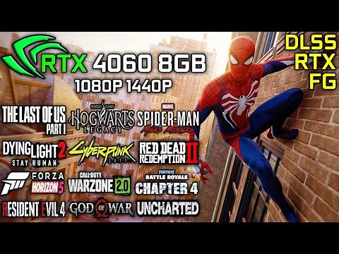 GeForce RTX 4060 8GB | Test in 25 Games | Ray Tracing & DLSS 3 | 1080p - 1440p | Detailed Test 2023