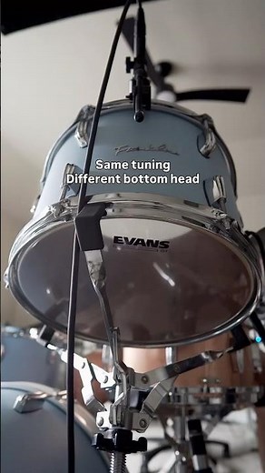 Which resonant head sounds best?! #drums #drumheads #comparison