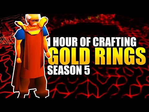 Crafting Gold Jewellery (Rings) | Testing OSRS Wiki Money Making Methods | Money Making Guide 2021