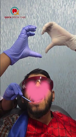 😆 Accidentally created a romantic scene in the middle of a dental procedure ❤️💉#foryou #reels #viral