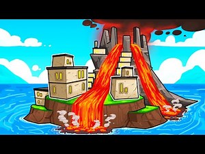 I built a city ON AN ACTIVE VOLCANO!