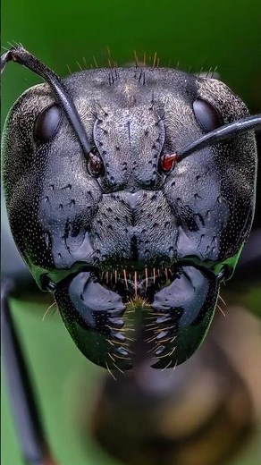 Ant Face Close-Up 🐜 | Eyes, Mouth & Antennae Explained#shorts #youtubeshorts #animals #shortsviral