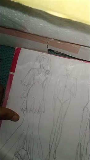 how to draw a fashion sketch #fashiondesign