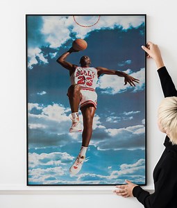1990s Vintage Basketball Poster Retro Sports Promo Wall Print FRAMED 16x20 - Etsy