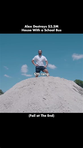 Alex Destroys $3.5M House With a School Bus