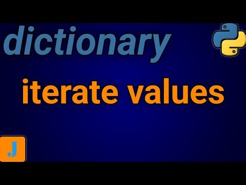 Python Iterate Through Dictionary Values