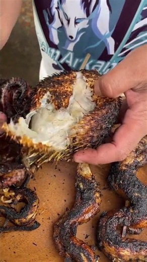 Extreme Charcoal Grilled Blowfish & Water Snakes! 🐡🐍