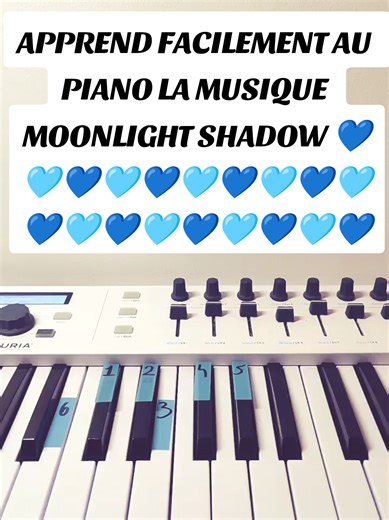 Joue Facilement Moonlight Shadow - Piano Tutorial #piano #pianotutorial
