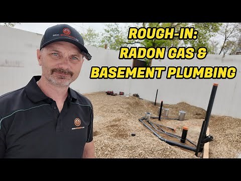Basement Plumbing & Radon Rough-In [Cabin Project]