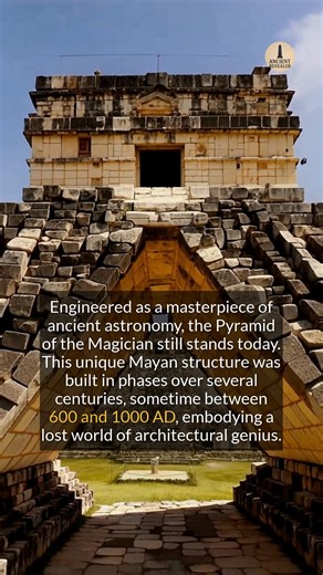 A masterpiece of ancient astronomy, the Pyramid of the Magician embodies a lost world of genius. #ancienthistory #archaeology #history | Ancient Revealed