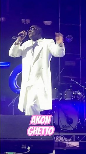 AKON “GHETTO” LIVE IN SYDNEY JUICY FEST ‘25 #akon #ghetto #africa #africantiktok #live #concert