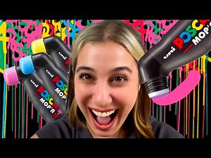 Los POSCA mas CAROS 🤑🎨 ¿Valen la pena? 🤔 reseña POSCA MOP’R