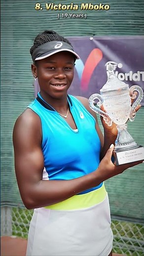 Top 10 Youngest Female Tennis Players 2025 #Shorts