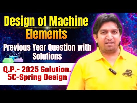 design of machine elements previous year questions solution, design of machine elements questions