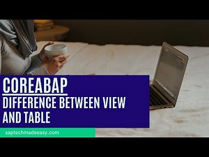 Difference between view and Table