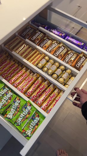 Restocking Christmas Treats: Skittles and Chocolates