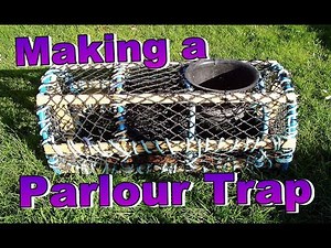 🦀 Making a Parlour Pot, Net Trap & Baiting Crab pot, Lobster Pot, lobster Trap,