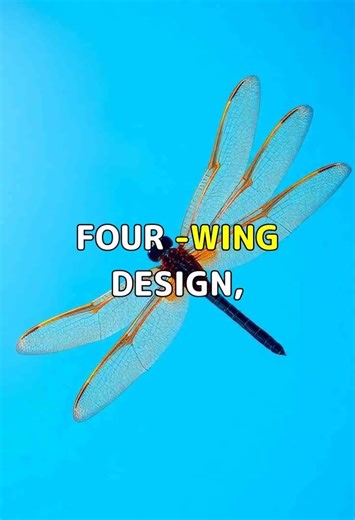 How Dragonflies Defy Aerodynamics. #Shorts