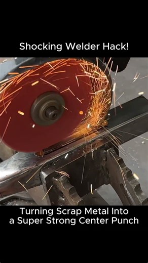 Shocking Welder Hack! Turning Scrap Metal Into a Super Strong Center Punch