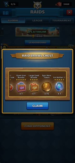 Empires and Puzzles - Springvale Brawl Chest opening