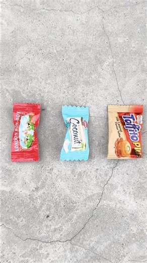 Coconut flavour candy review and unpacking#shorts