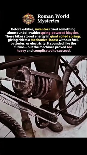 Before E-Bikes, Inventors Tried Powering Bicycles with Giant Springs