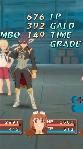 Tales of vesperia, yuri semi auto combo 2 #talesofseries #anime #talesofvesperiadefinitiveedition