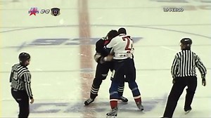 Nottingham Panthers vs Dundee Stars On this day In 2010 Sean McMorrow vs Alex Penner EIHL fight 12-9-10 | Hockey Fights UK