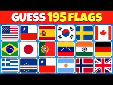 Guess All the 195 Flags of the World 🌍 🚩 | Guess the Country Flag Quiz 2026