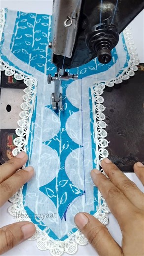 cutwork kurti neck design tutorial #shorts#neckdesign #viral #sewing #stitching