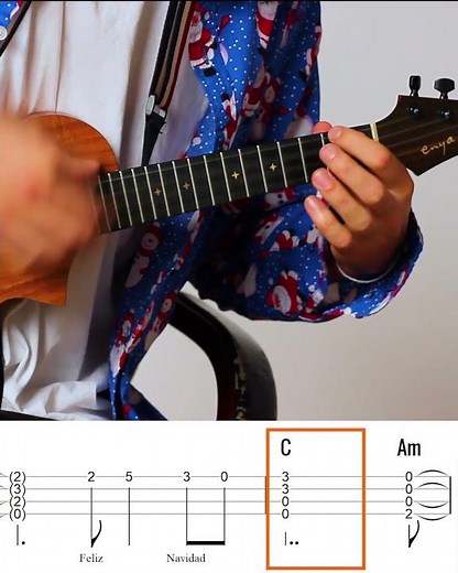 Feliz Navidad - Ukulele Fingerstyle #ukulele #fingerstyle