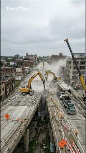 Flyover Construction Timelapse #construction #home #reels #post